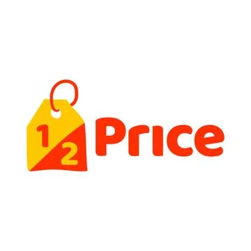 Label Price, vector illustration Stock Illustration