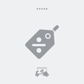 Label promo offer icon Illustrazione stock