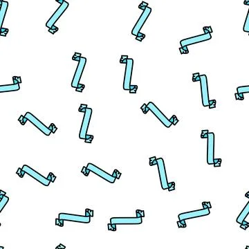 Label ribbon banner design vector seamless pattern イラスト素材