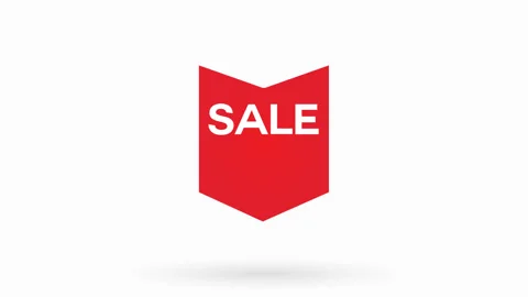 Label Sale  animation Stock Footage 235361195