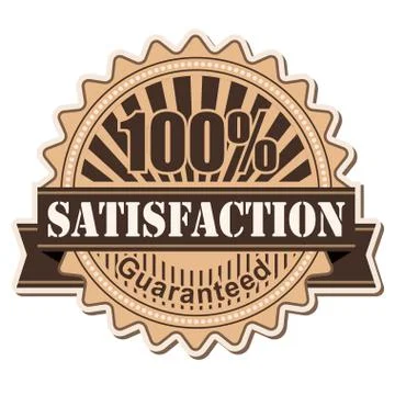Label Satisfaction Stock Illustration