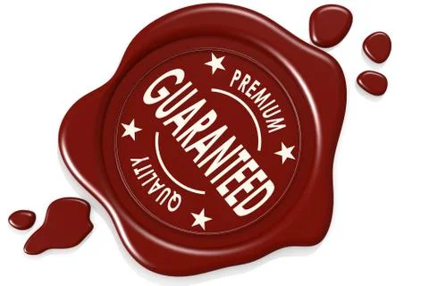 Label seal of guaranteed 스톡 일러스트