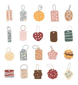 Label set in scandinavian style Stock-Illustration