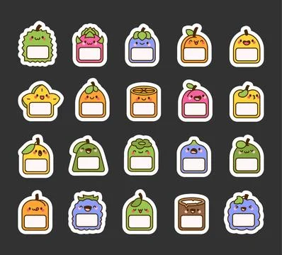 Label with space for writing. Sticker Bookmark. Stock Illustration
