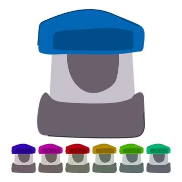 Label stamp vector cartoon graphic イラスト素材