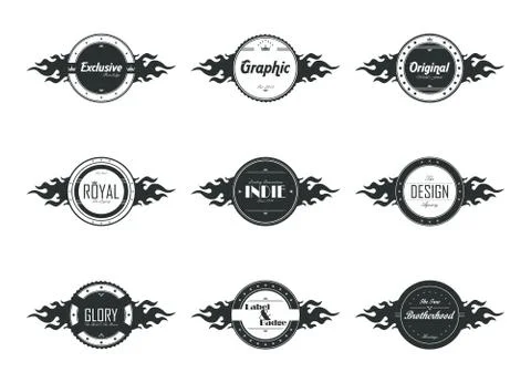 Label sticker Stock Illustration