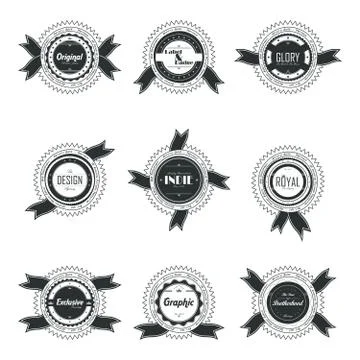 Label sticker Illustrazione stock