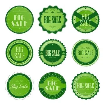 Label sticker Stock-Illustration