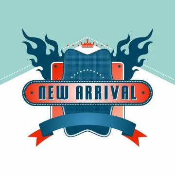 Label sticker Stock-Illustration