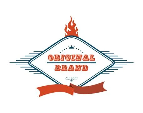 Label sticker Ilustração Stock