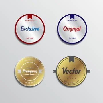 Label sticker Stock Illustration