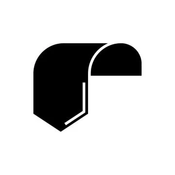 Label tag 1 icon, vector illustration, black sign on isolated background Stock Illustration