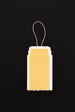 Label (tag) on black background. - Image Stock Photos