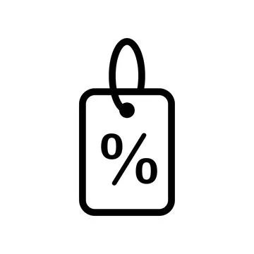 Label tag icon template Stock Illustration