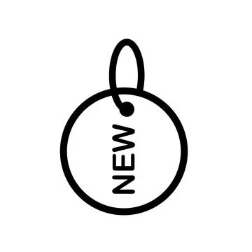 Label tag icon template Stock Illustration