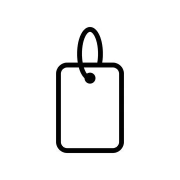 Label tag icon template Stock Illustration