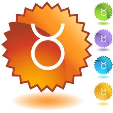 Label - taurus Stock Illustration