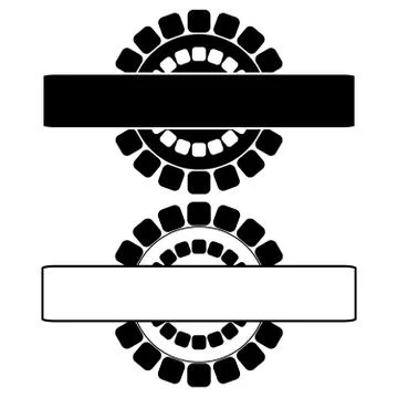 Label on white background Stock Illustration