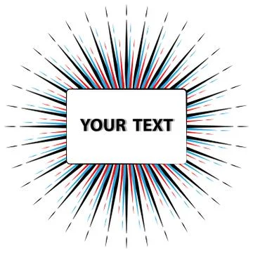 Label on white background Stock Illustration