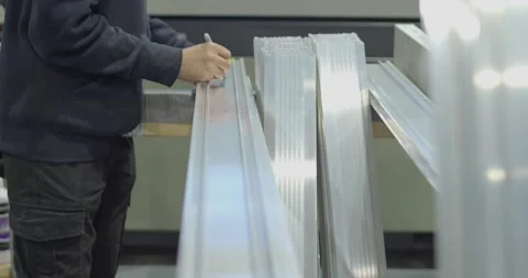 Labelling the materials  Video stock 239477026