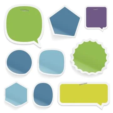 Labels and stickers Stock Illustration