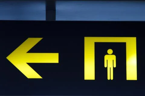 Labels bathroom Stock Photos