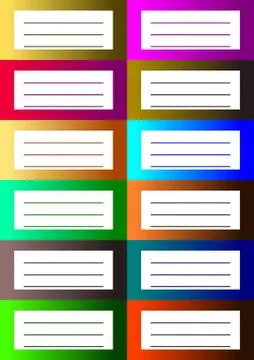 Labels Stock Illustration