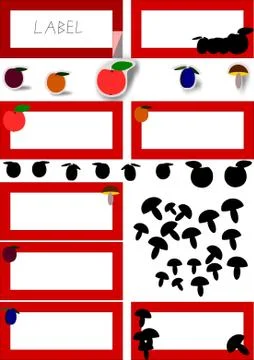 Labels Stock Illustration