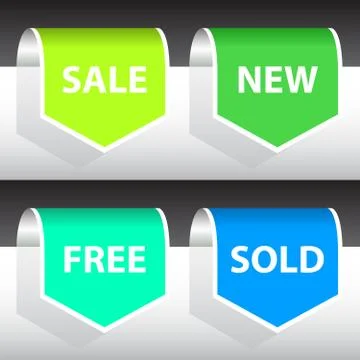 Labels Stock Illustration