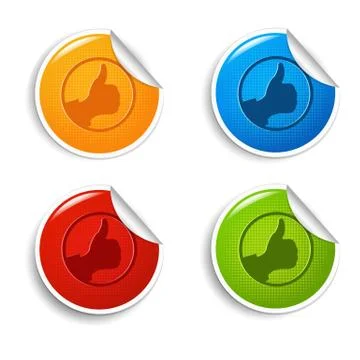 Labels set Stock Illustration