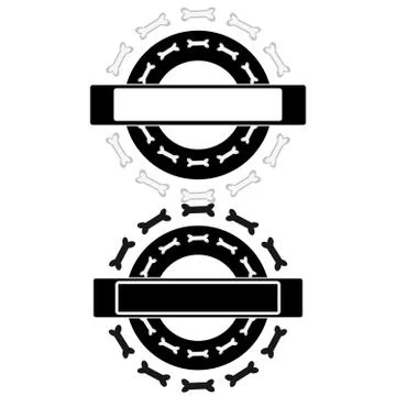 Labels on white background Stock Illustration