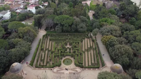 Laberint d'Horta Park Stock Footage 188750668