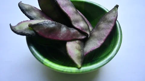 Lablab purpureus vegetable. Stock Footage 264810082