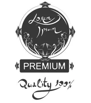 Lable and Badge Stock Illustration