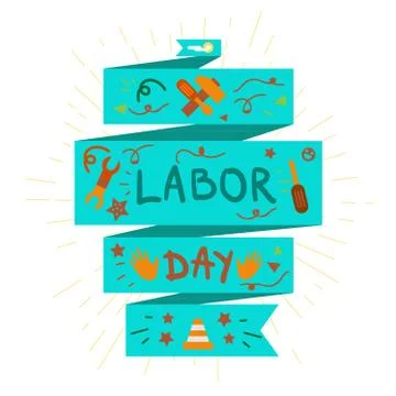 Labor Day. 1 May Stock Illustration