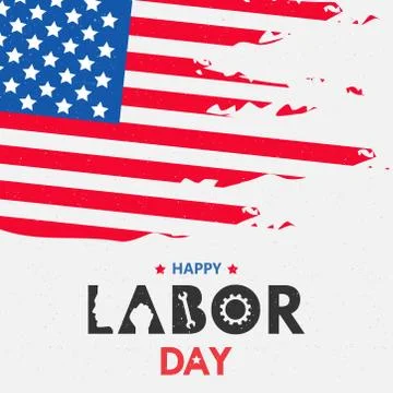 Labor day background design vector template graphic or banners  illustrations Stock Illustration