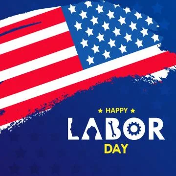 Labor day background design vector template graphic or banners  illustrations Stock Illustration