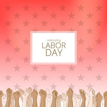 Labor day background Stock Illustration