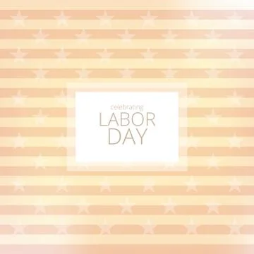 Labor day background Stock Illustration
