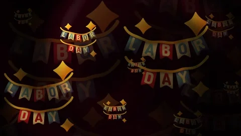 Labor Day Background Loops Stock Footage 309511808