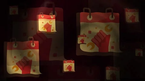 Labor Day Backgrounds Loop Animation Stock Footage 309511850