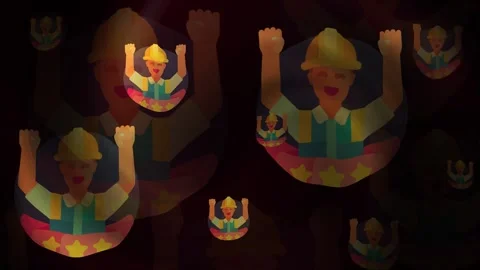 Labor Day Backgrounds Loops Animation Stock Footage 309513370