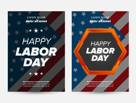Labor day banner Stock Illustration
