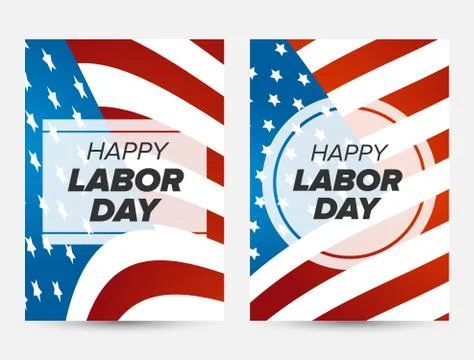 Labor day banner Stock Illustration