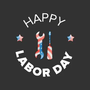 Labor day banner Stock Illustration