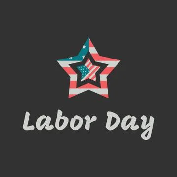 Labor Day banner Stock Illustration