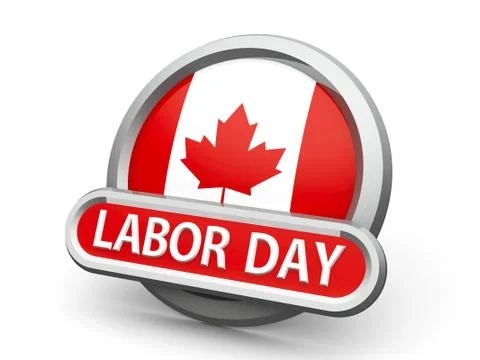 Labor Day in Canada icon Illustrazione stock