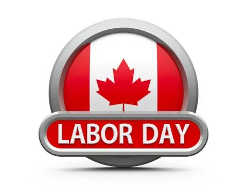 Labor Day in Canada icon Stock Illustration