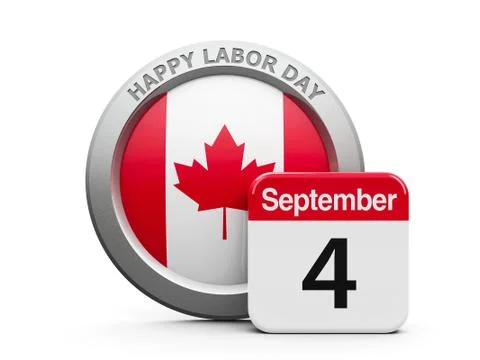 Labor Day Canada Illustrazione stock