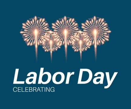 Labor day card design, vector illustration. Stock-Illustration